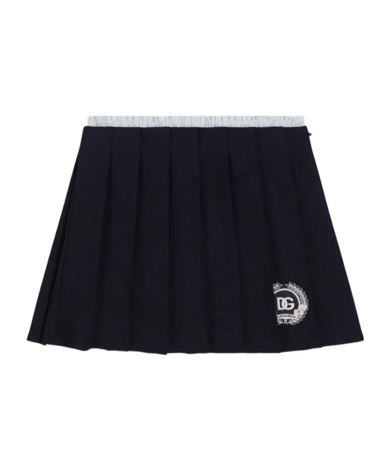 Pleated Mini Skirt