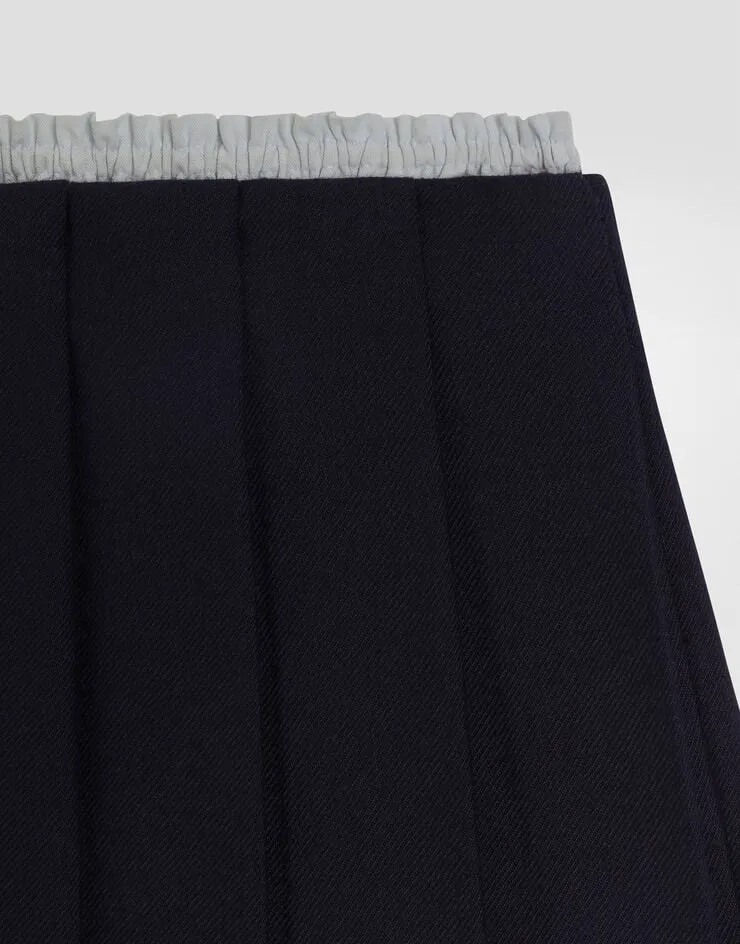Pleated Mini Skirt