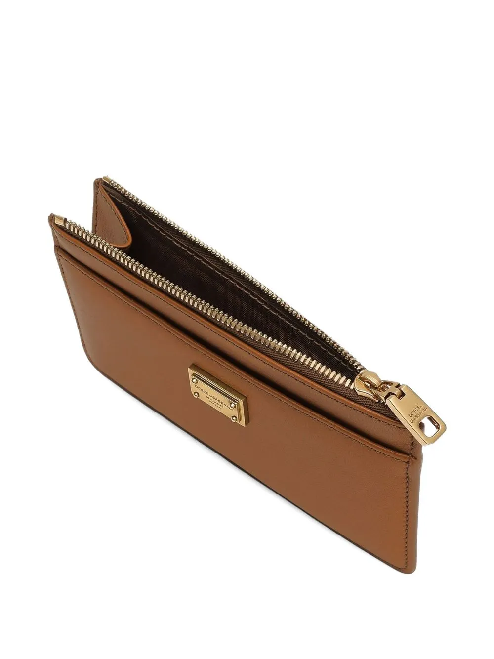 Dauphine Logo-Plaque Zip-Around Card Holder