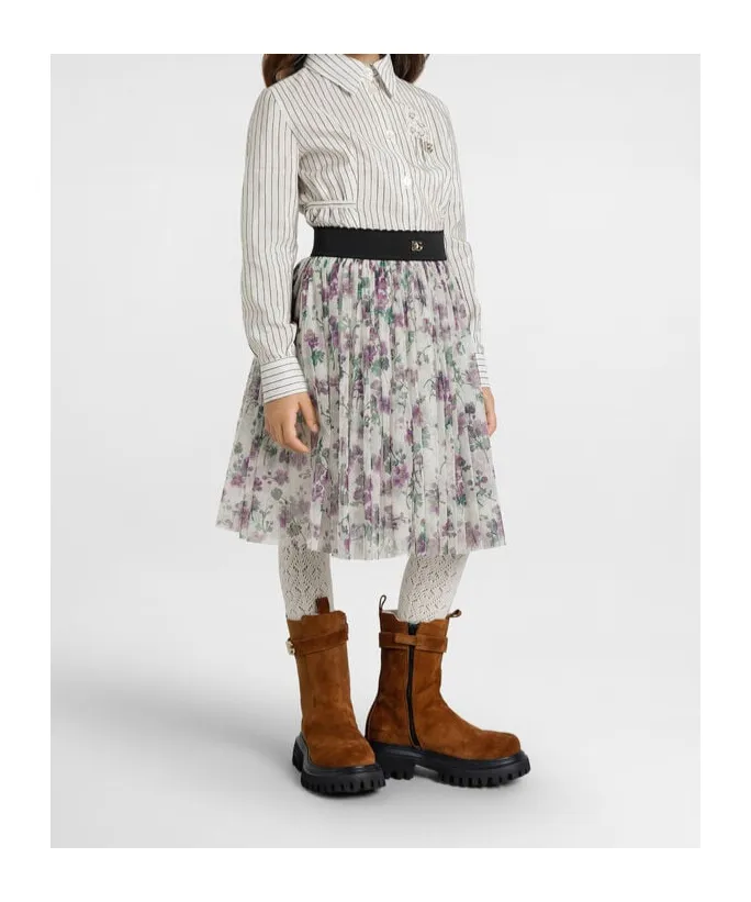 Floral Tulle Skirt