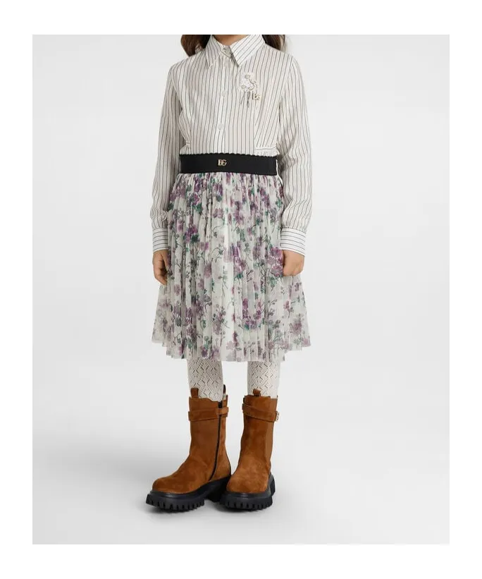 Floral Tulle Skirt