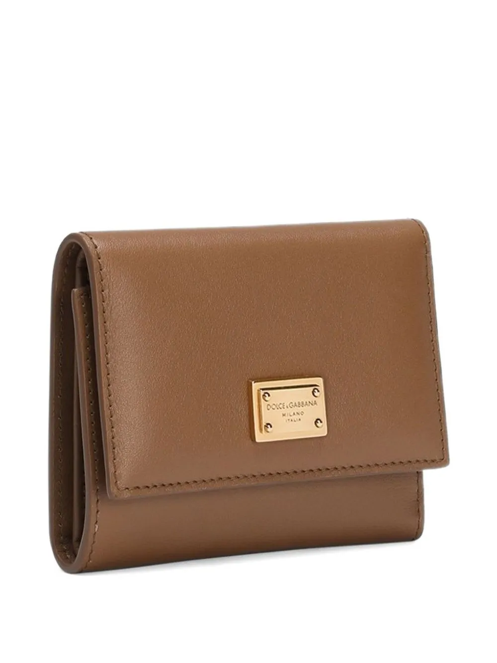 Dauphine Logo-Plaque Trifold Wallet
