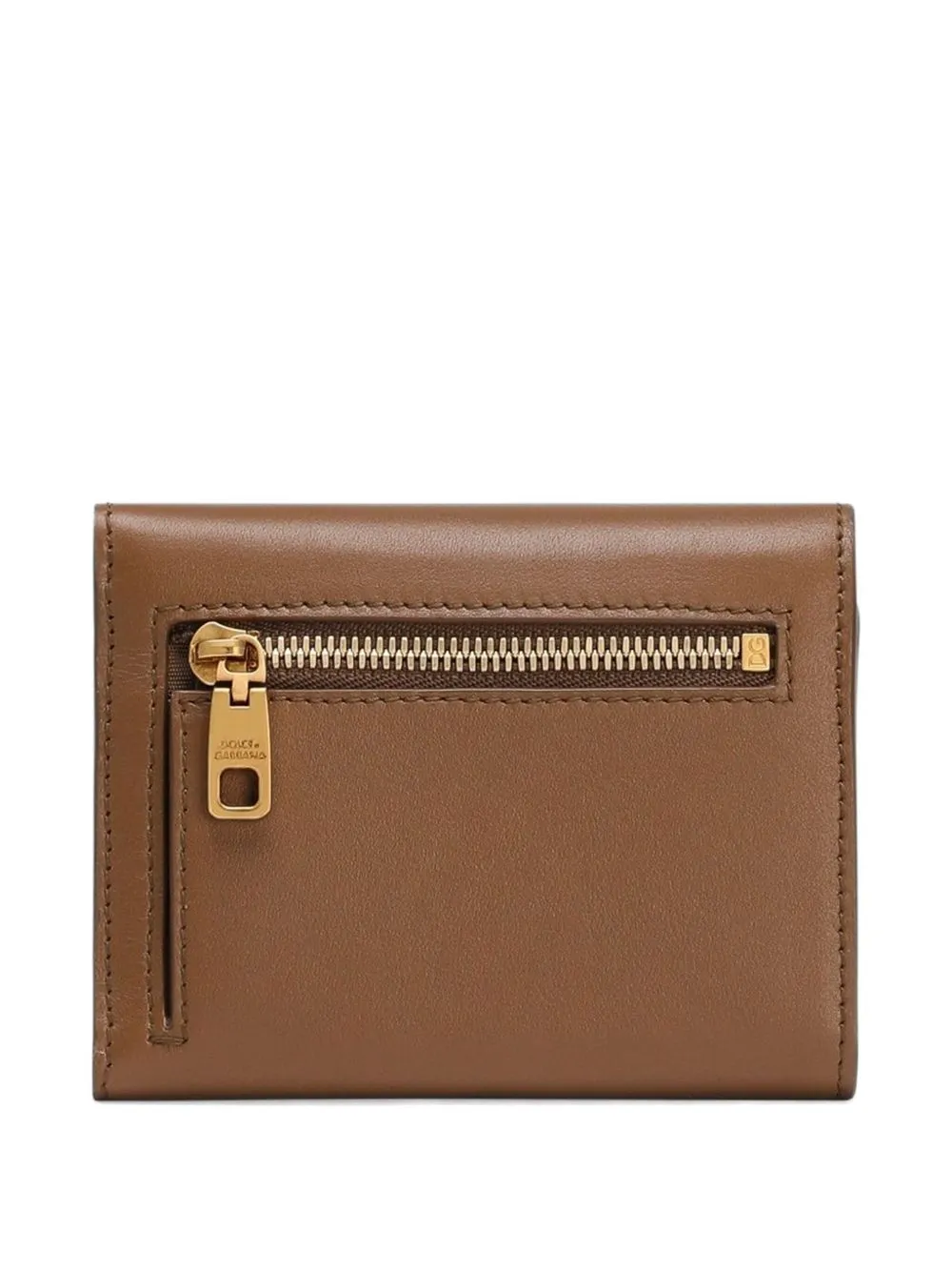 Dauphine Logo-Plaque Trifold Wallet