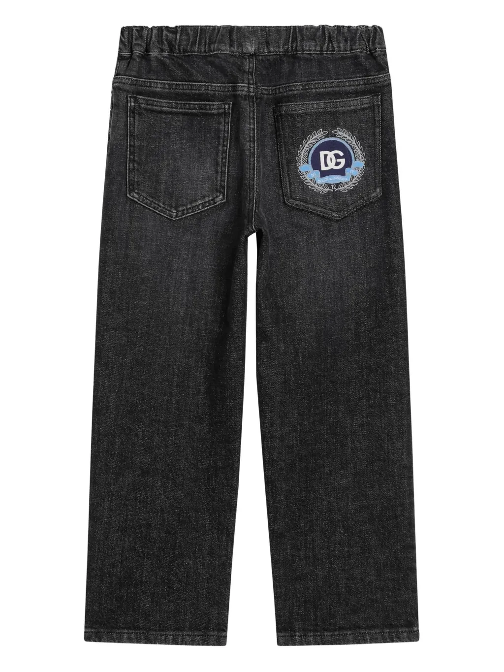Logo-Embroidered Jeans
