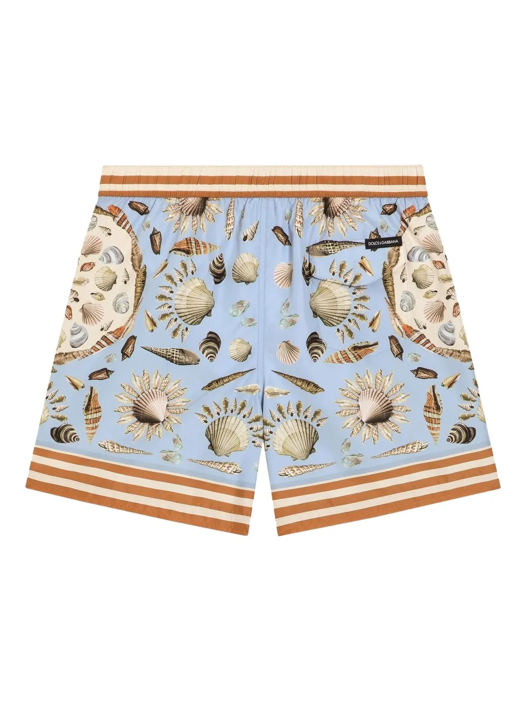 Shell-Print Swim Shorts