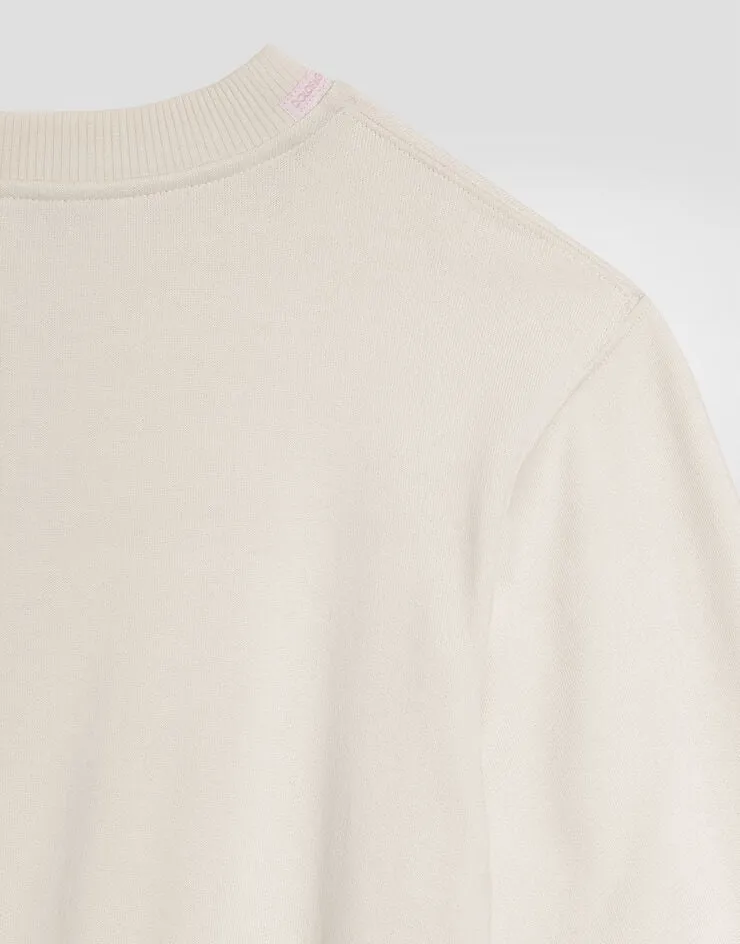 Logo-Embellished Cotton Dress