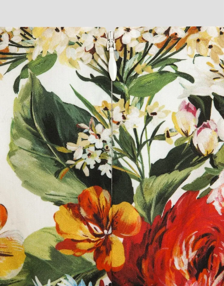 Floral-Print Cotton Top