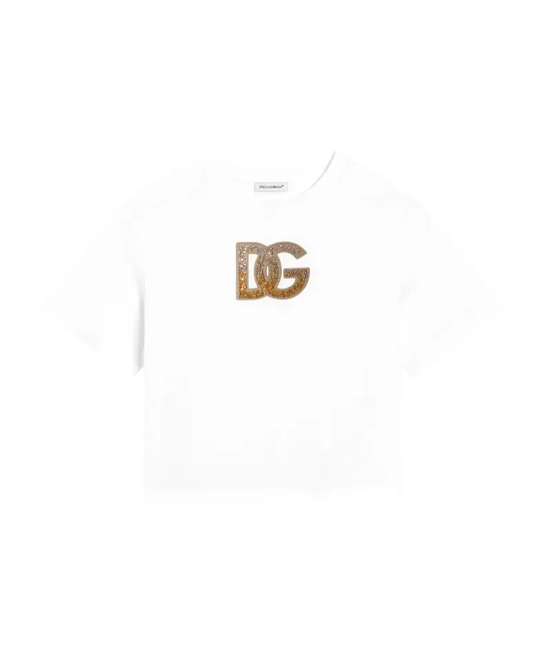 Cotton T-Shirt Dg Logo