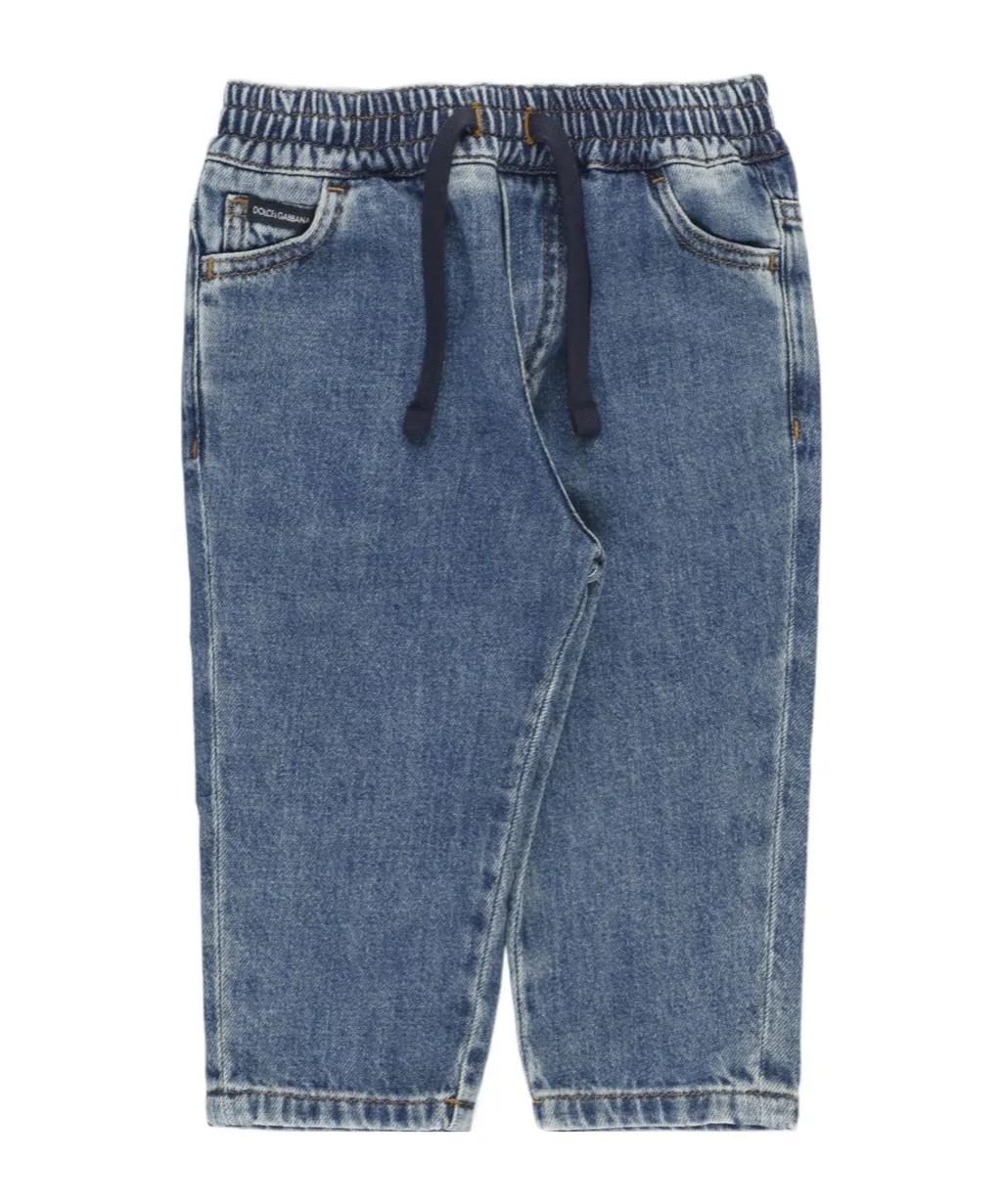 Elastic Waist Jeans