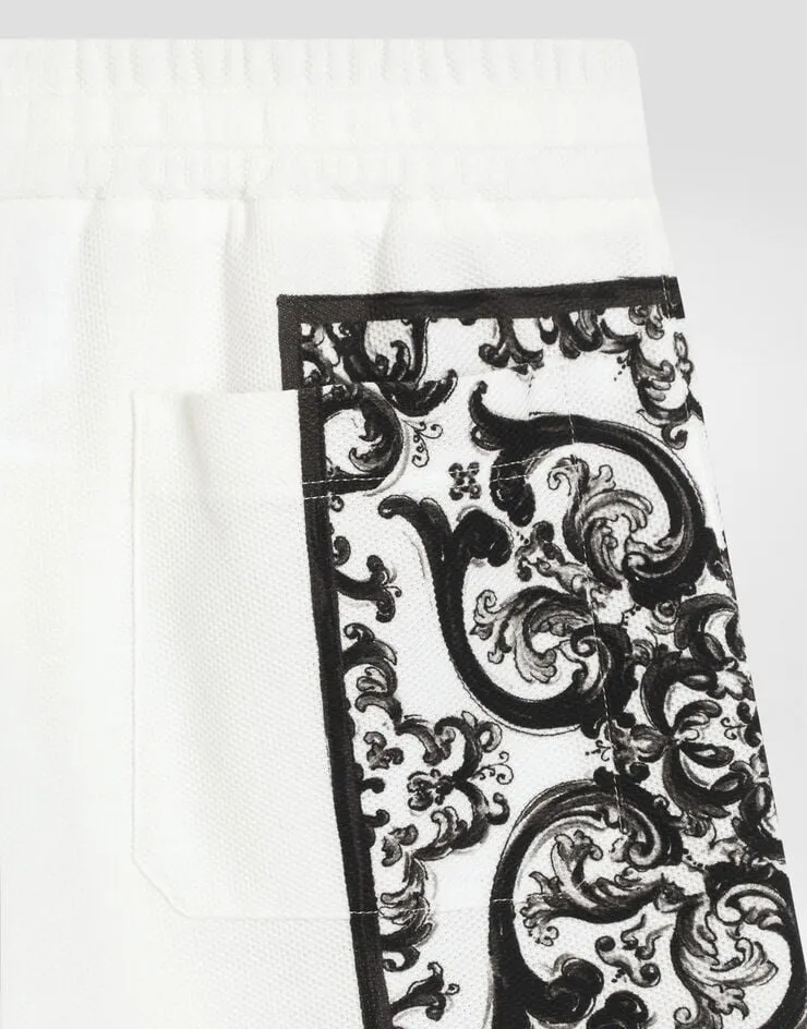 Majolica-Print Shorts
