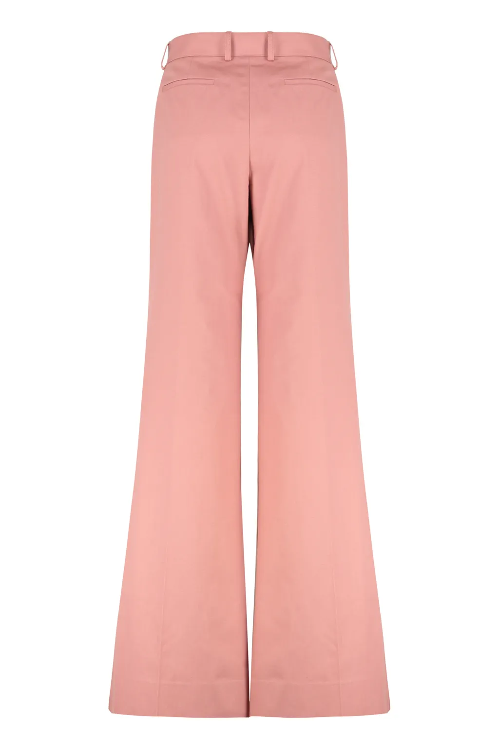Silk Flared Trousers