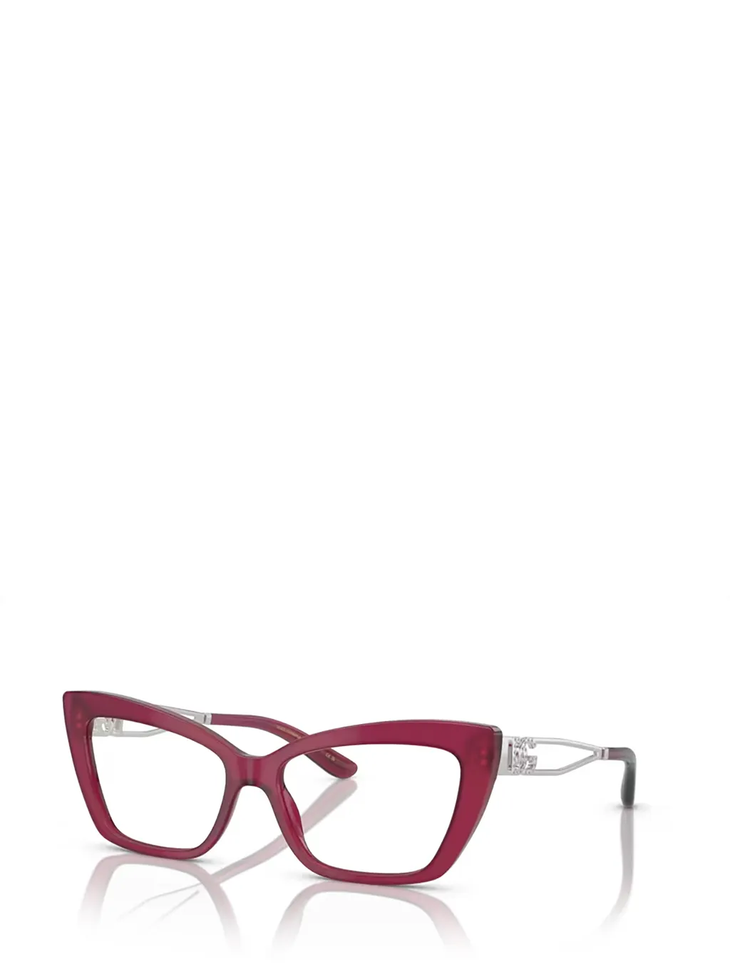 Logo-Plaque Cat Eye-Frame Glasses