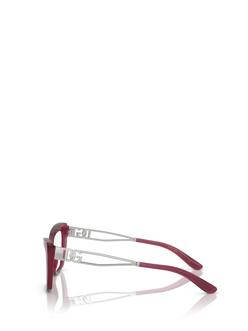 Logo-Plaque Cat Eye-Frame Glasses