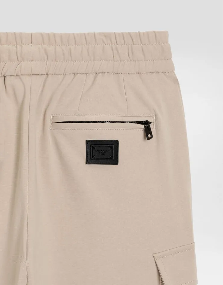 Logo-Patch Casual Trousers