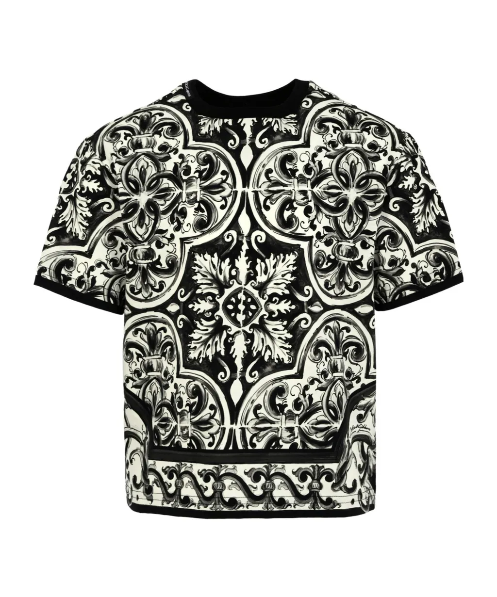 Majolica-Print T-Shirt