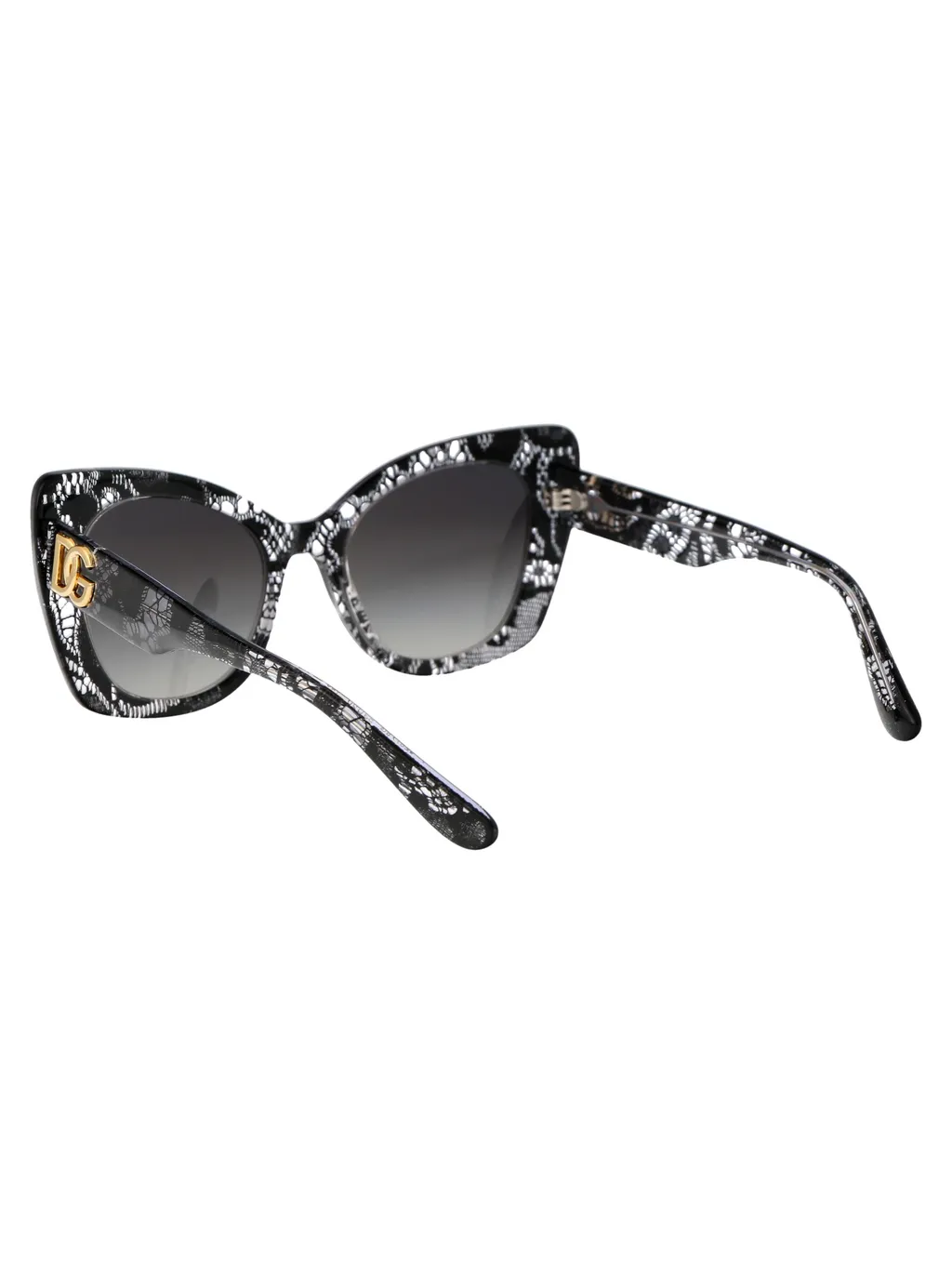 Lace-Detail Cat Eye-Frame Sunglasses