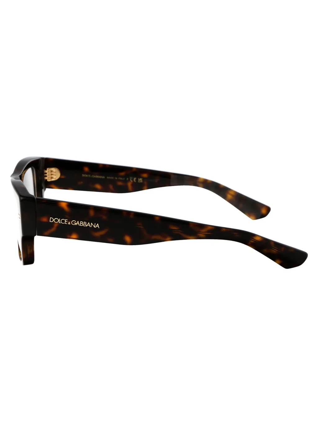 Logo Engraved Rectangle-Frame Glasses