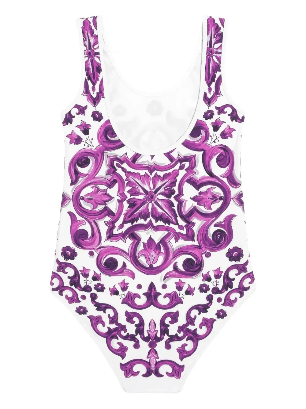 Majolica-Print One-Piece Swimsuit