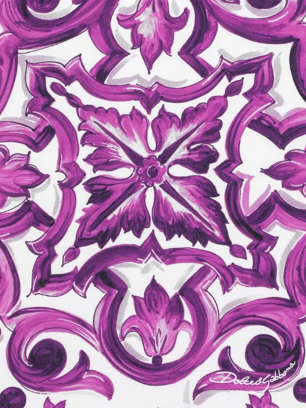 Majolica-Print One-Piece Swimsuit