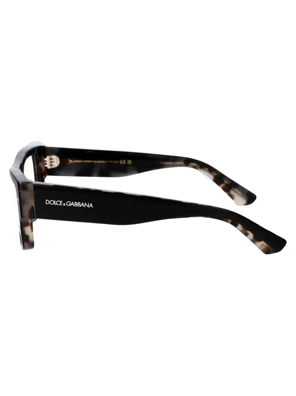 Logo Engraved Rectangle-Frame Glasses