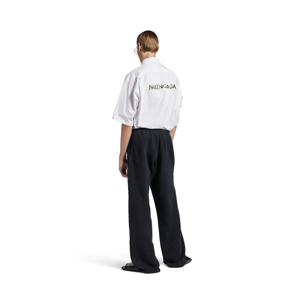 Cursive Baggy Pants
