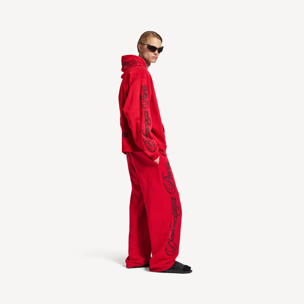 Cursive Oversized Hoodie