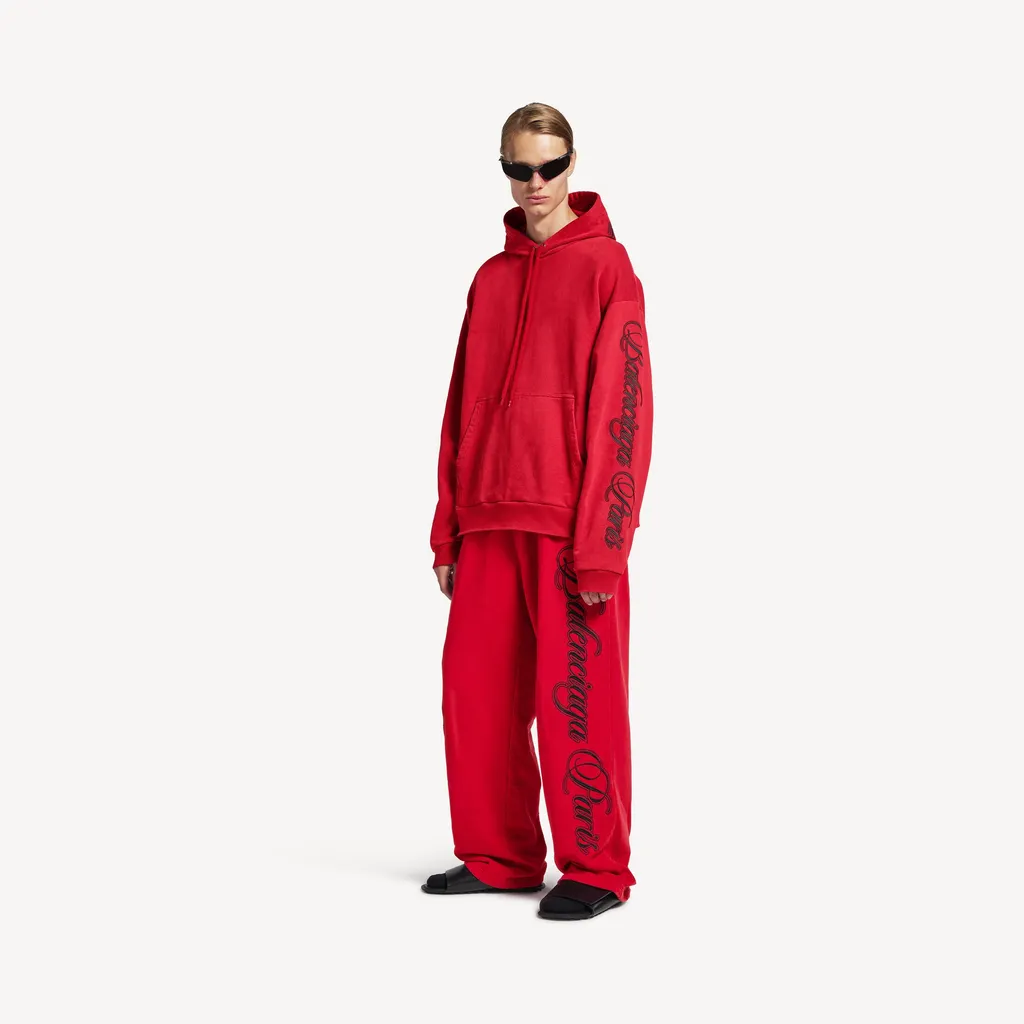 Cursive Oversized Hoodie