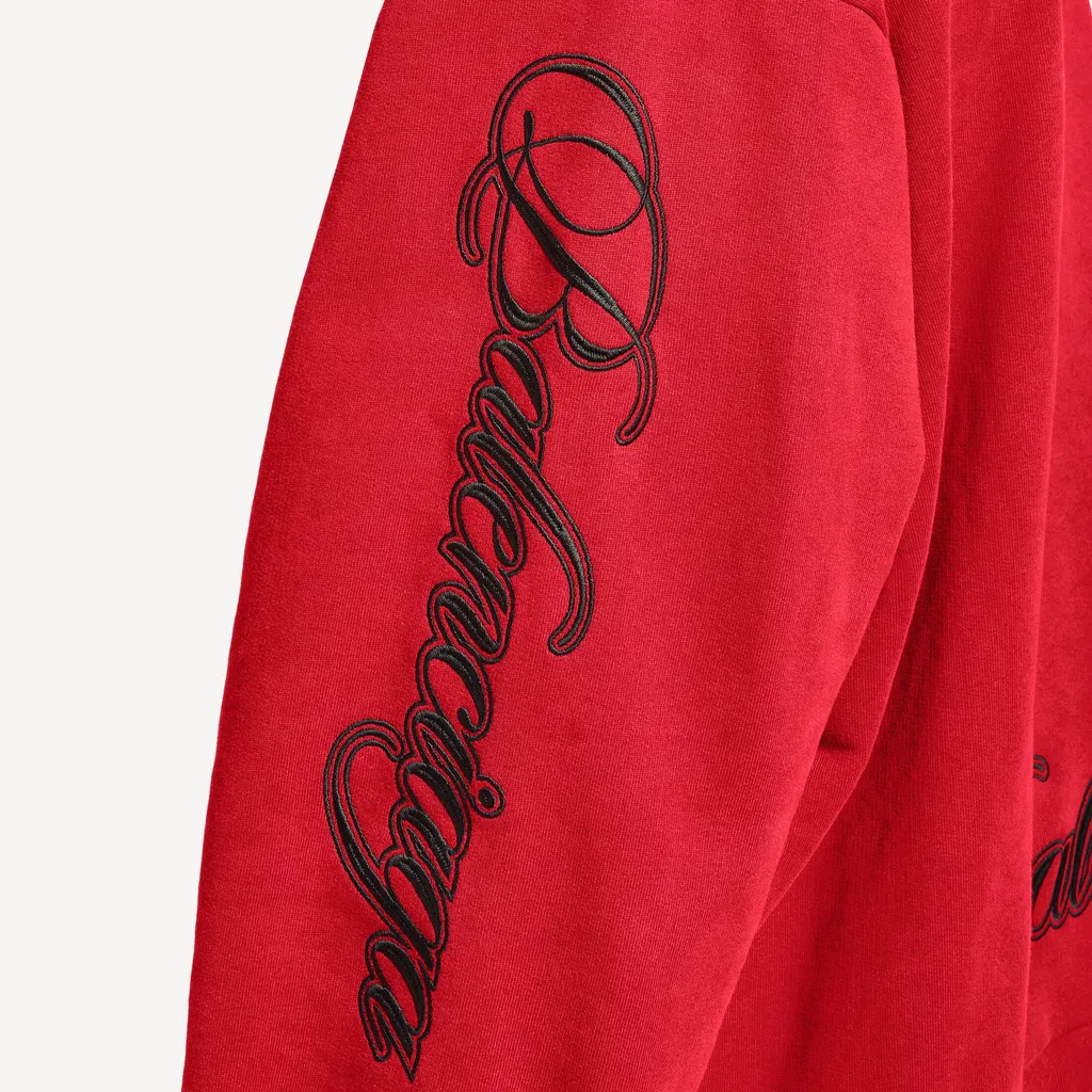 Cursive Oversized Hoodie