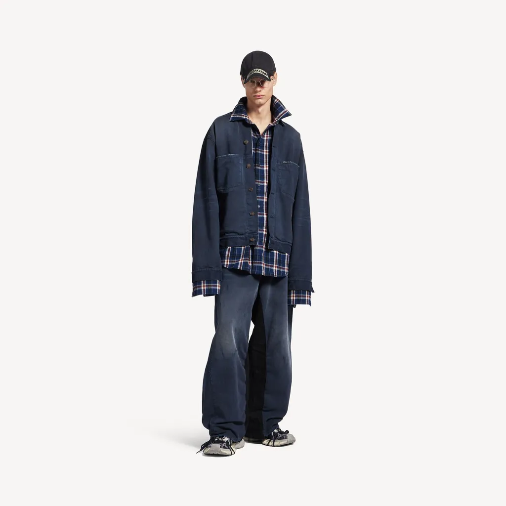 Patched Shirt Jacket
