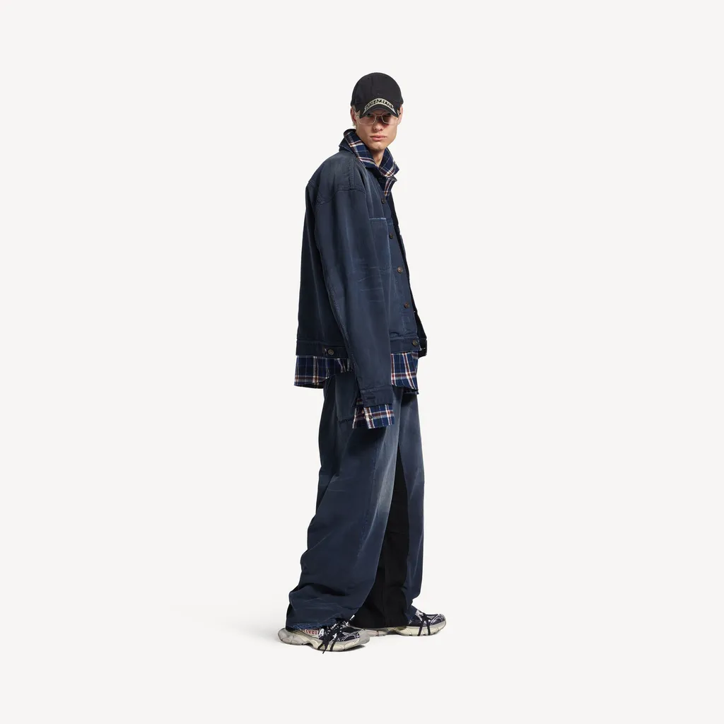 Patched Shirt Jacket