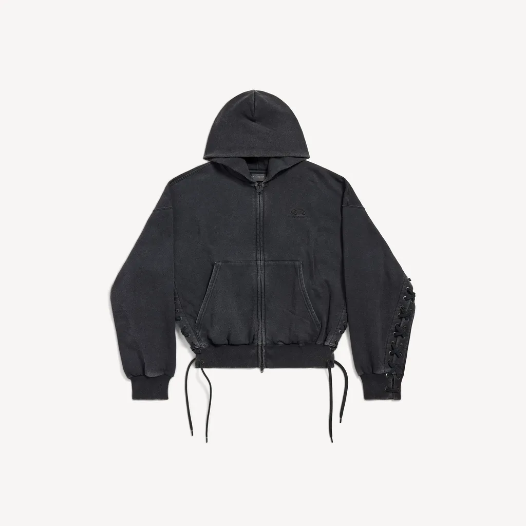 Loop Sports Icon Lace-Up Hoodie