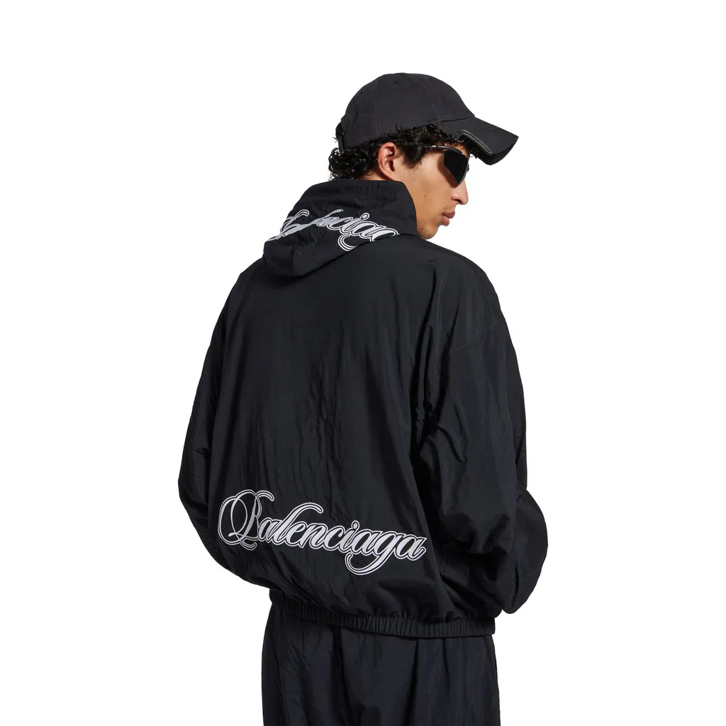 Cursive Reversible Tracksuit Jacket