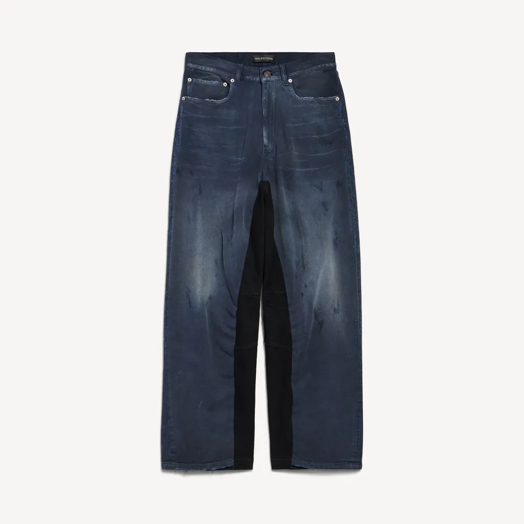 Patched Baggy Pants