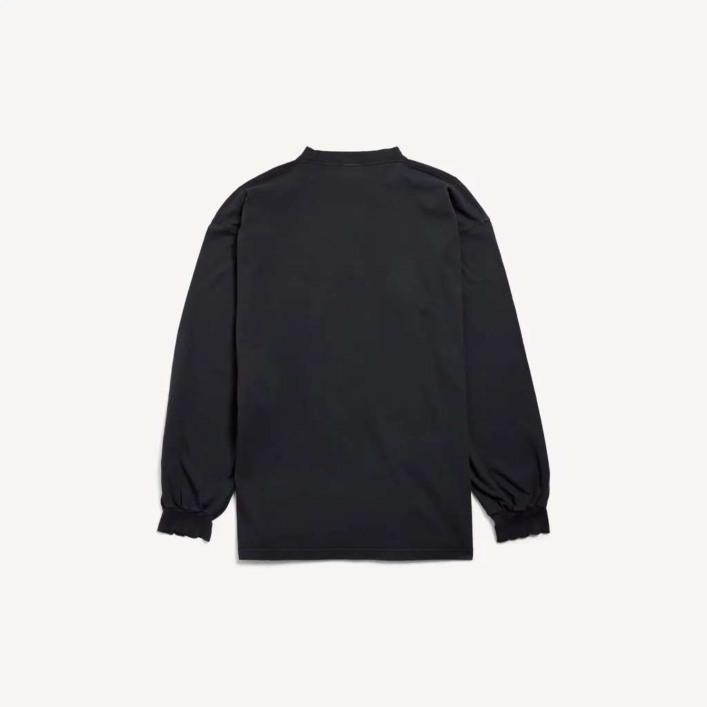 Cursive Long Sleeve T-Shirt Large Fit