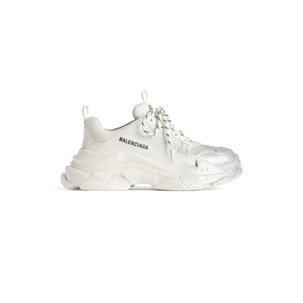 Triple S Glitter Spray Sneaker