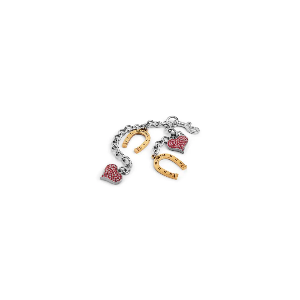 Horseshoe Charm Keychain