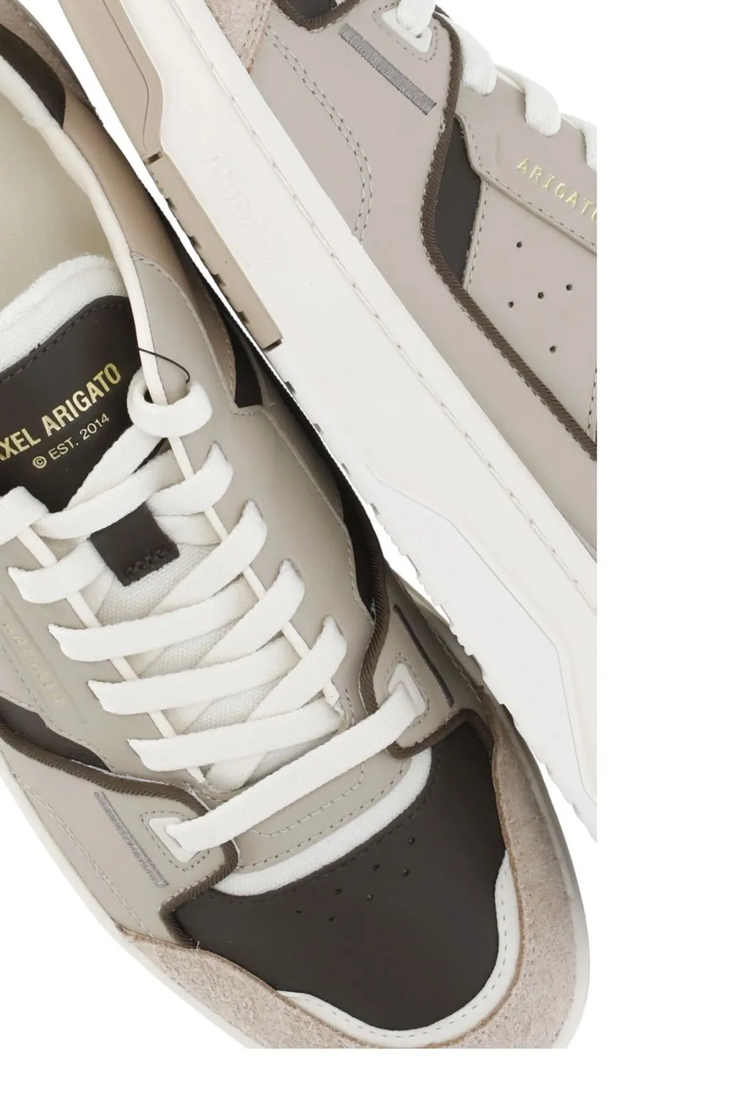 Logoed Leather Sneakers