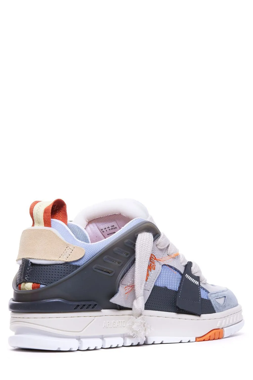 Area Patchwork Lace-Up Sneakers