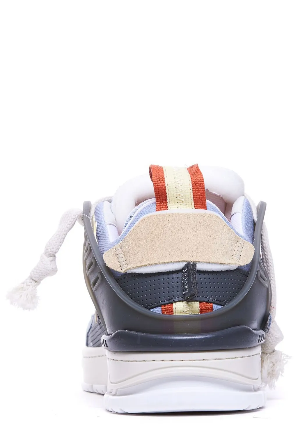 Area Patchwork Lace-Up Sneakers