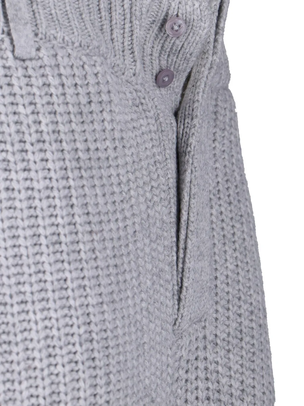 Straight-Leg Ribbed Trousers