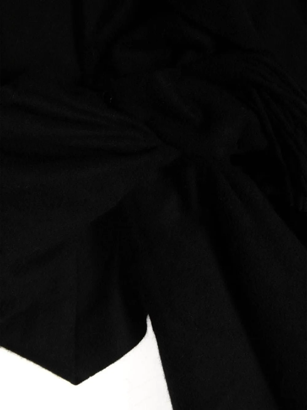 Fringed Zip-Around Scarf