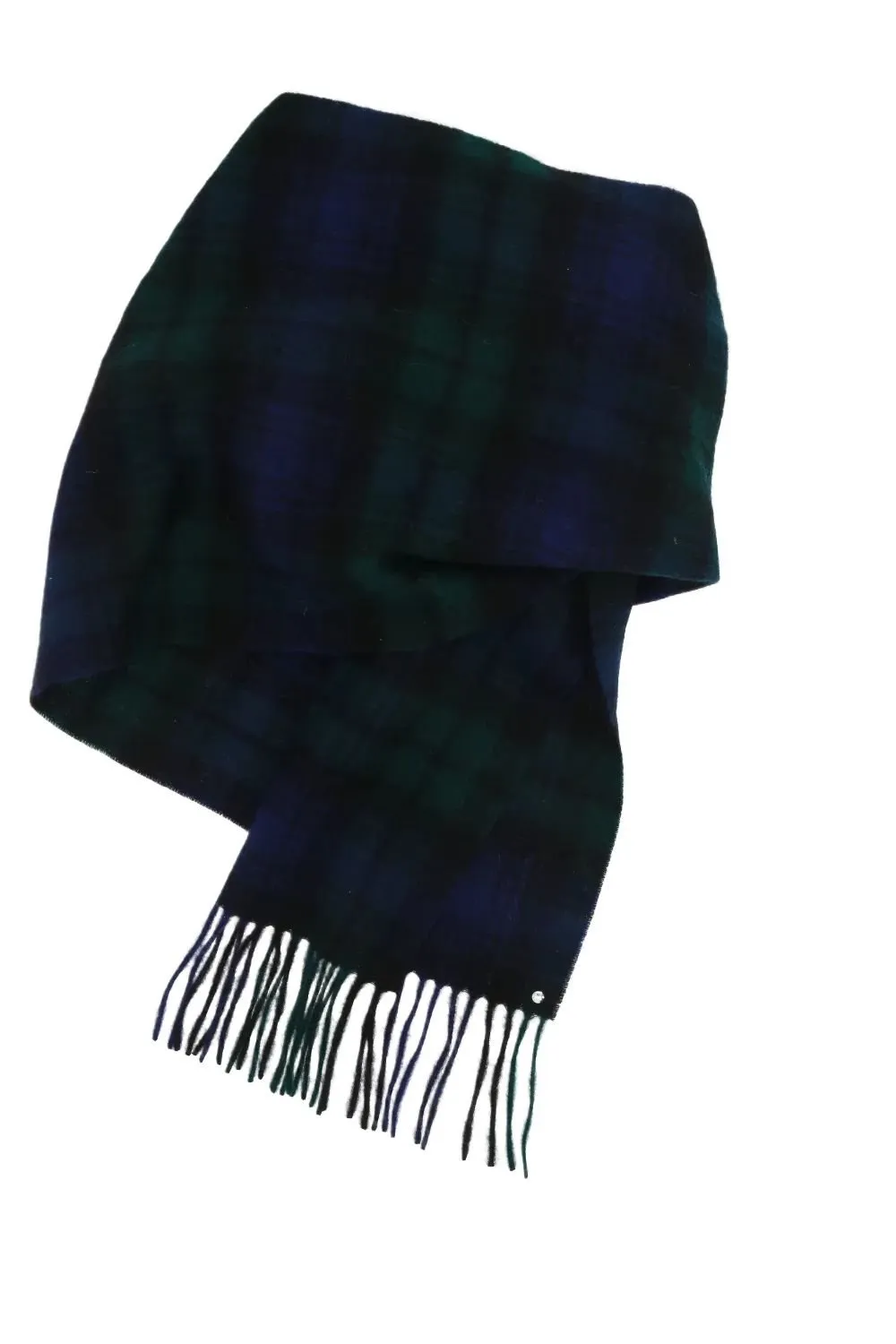Zip-Closure Fringed Scarf