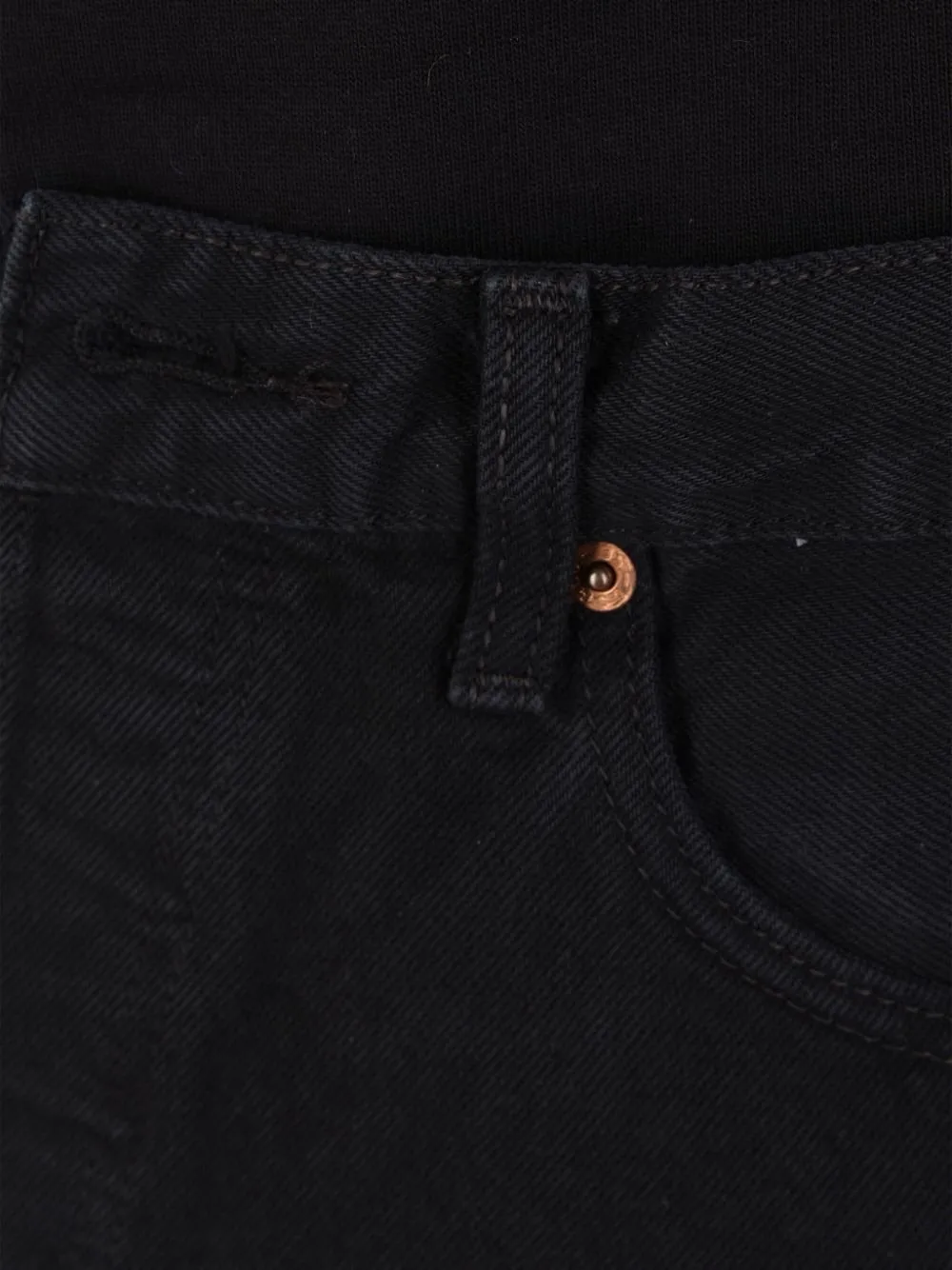 Hooded Jean-Front Scarf