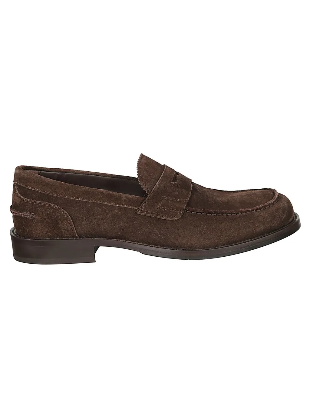 Suede Penny Loafers