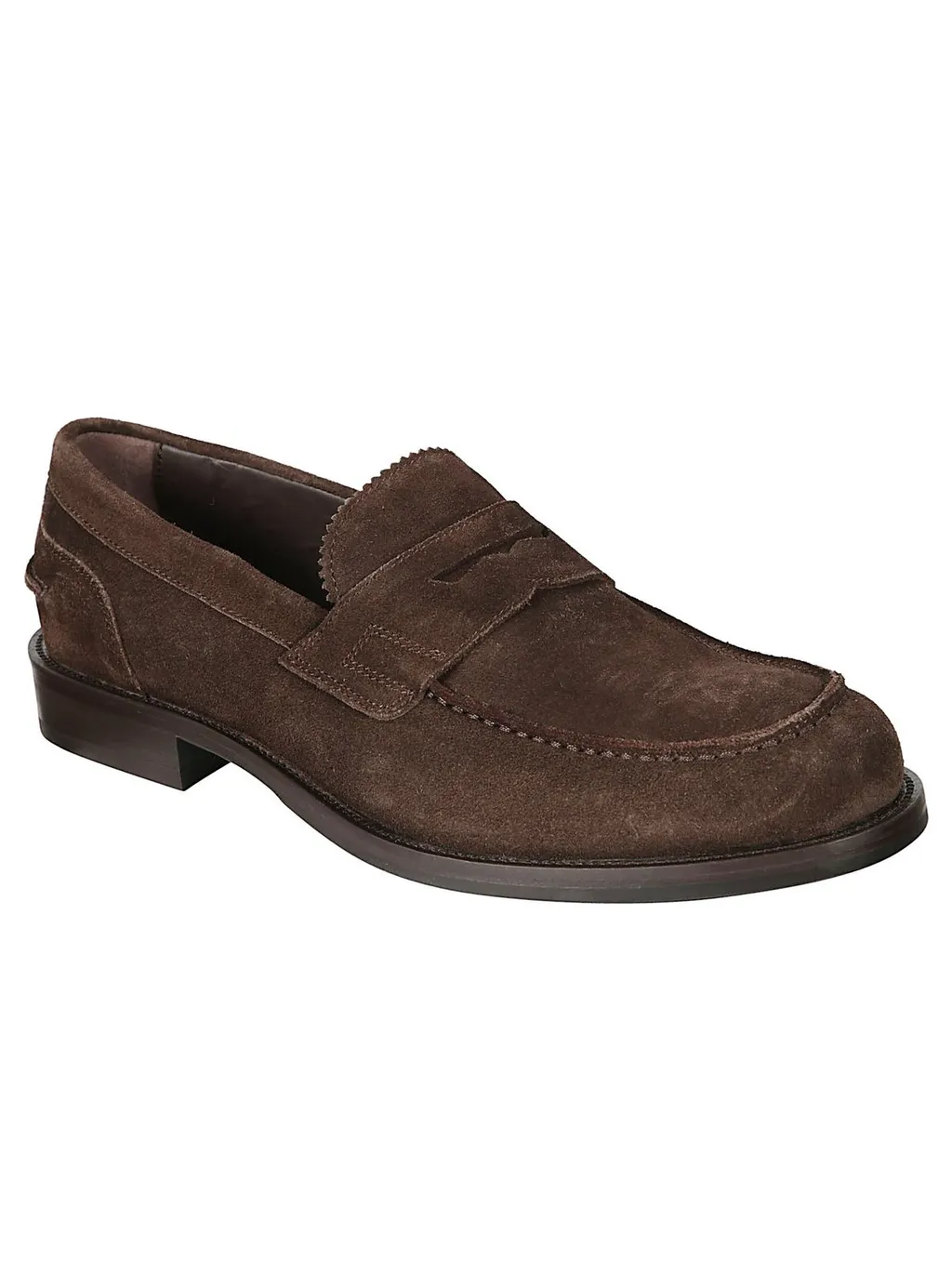 Suede Penny Loafers