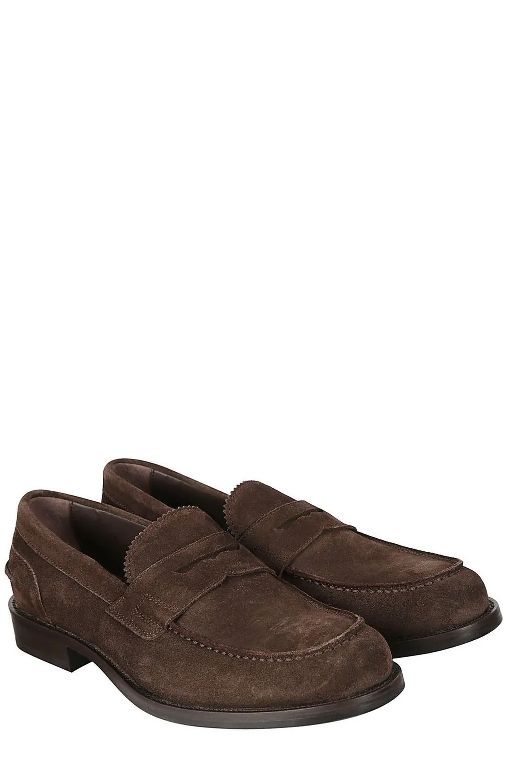 Suede Penny Loafers