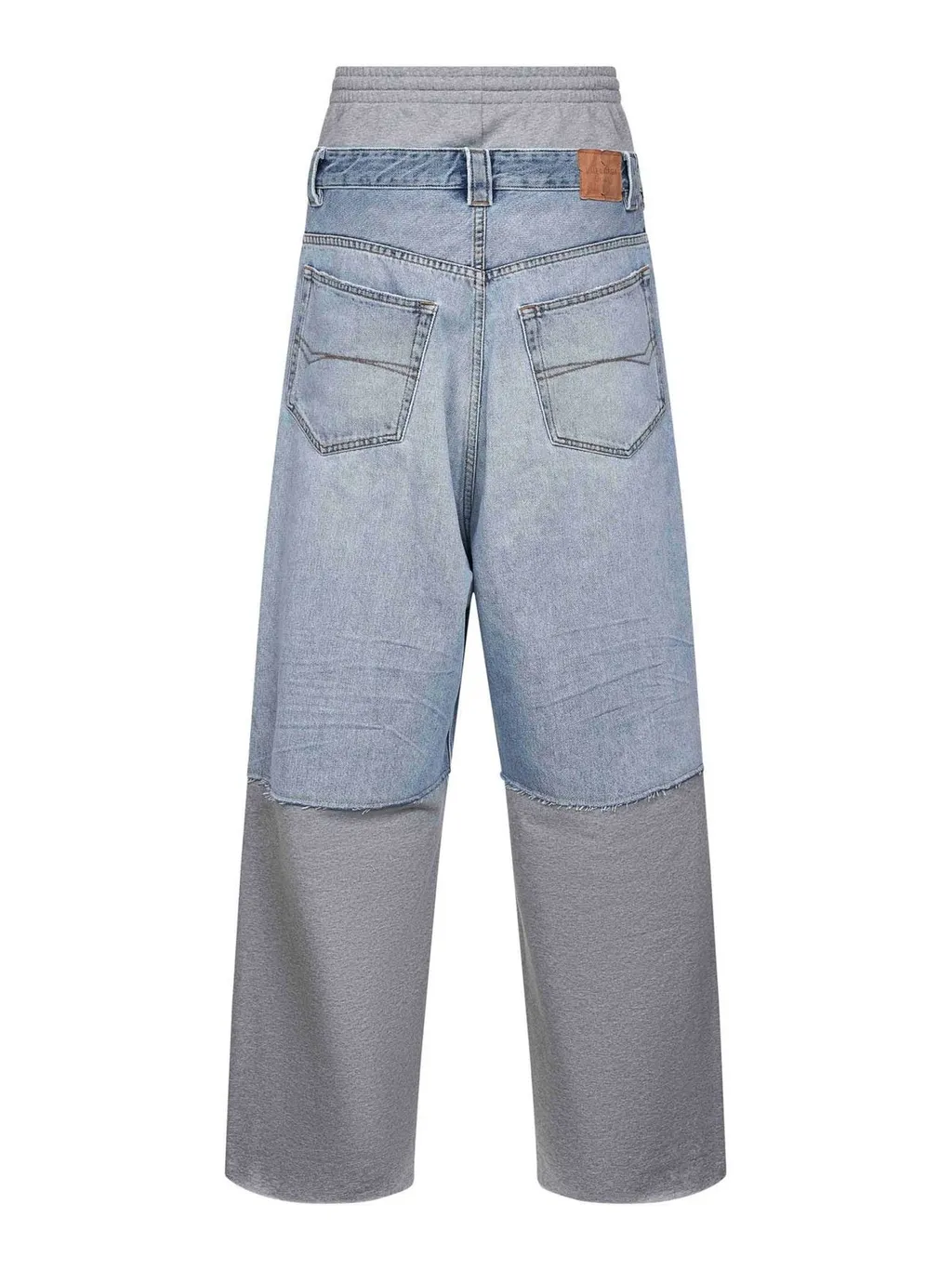 Patched Molleton Jeans