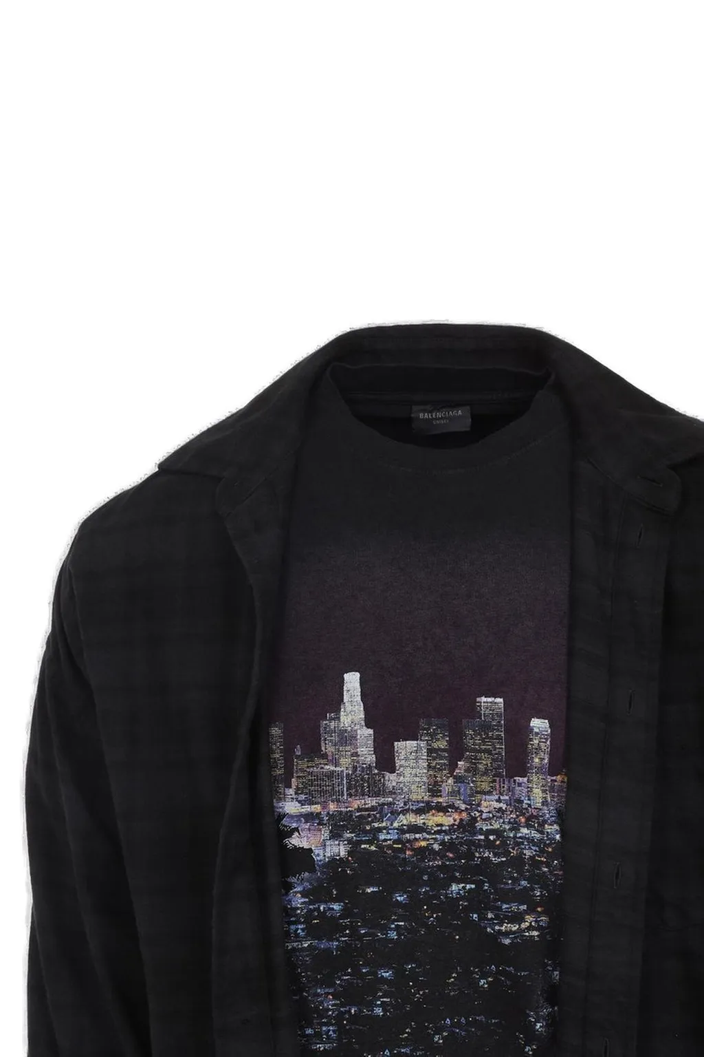 Graphic Printed Layered Shirt