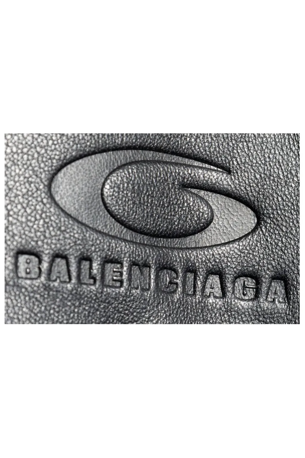 Logo Embossed Leather Vest