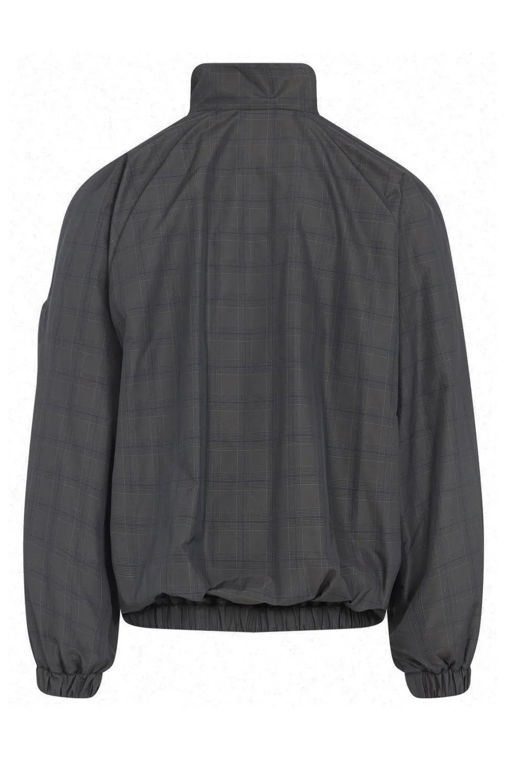 Checkered Zip-Up Jacket